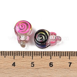 Transparent Resin Enamel Beads&nbsp;RESI-L047-13