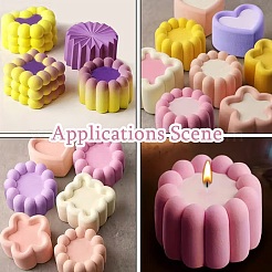 2Pcs 2 Styles Heart and Star Shape Cake Baking Silicone Molds&nbsp;ST-CJ0043-084