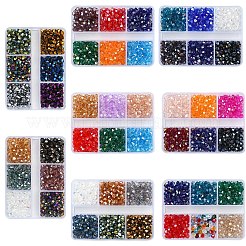 600Pcs 6 Styles Electroplate Glass Bead Strands&nbsp;EGLA-YW0001-66A