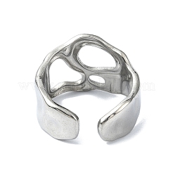 304 Stainless Steel Cuff Rings&nbsp;RJEW-M019-22P