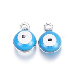 304 Stainless Steel Enamel Charms&nbsp;STAS-G122-24