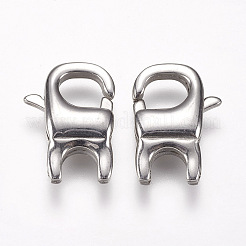 Tarnish Resistant 304 Stainless Steel Lobster Claw Clasps&nbsp;STAS-O114-060P