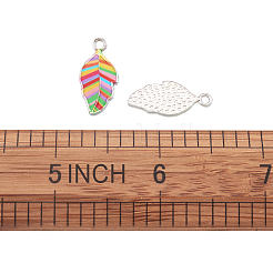 Alloy Enamel Pendants&nbsp;PALLOY-TAC0009-25P-C