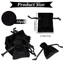 10Pcs Velvet Storage Bags&nbsp;TP-BBC0001-12B-02