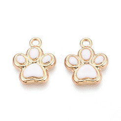 Rack Plating Alloy Enamel Pendants&nbsp;ENAM-T024-01M-G