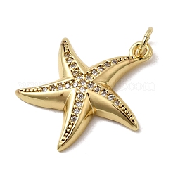 Brass Micro Pave Cubic Zirconia Pendants&nbsp;KK-H092-02A-G