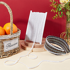 Polyester Braided Lace Trim&nbsp;OCOR-WH0060-45A