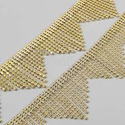 Brass Rhinestone Cup Chains&nbsp;OCOR-WH0816-023B
