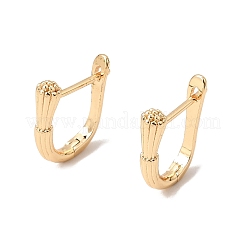 Brass Hoop Earrings for Women&nbsp;KK-CBACA55-05G