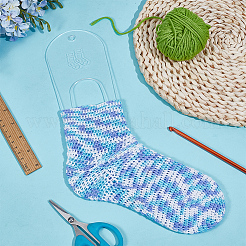 Acrylic Socks Template&nbsp;OACR-WH0111-104A-01