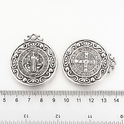 Tibetan Style Alloy Pendants&nbsp;LS-X-TIBEP-Q078-01AS-RS