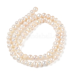 Natural Cultured Freshwater Pearl Beads Strands&nbsp;PA-CBAC463-11