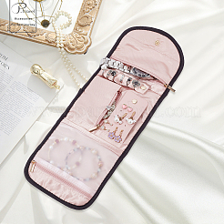 Foldable Brocade & Polyester Fabric Jewelry Storage Bags&nbsp;ABAG-WH0048-01