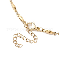 304 Stainless Steel Bar Link Chain Necklaces&nbsp;NJEW-JN04927-01