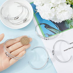 8Pcs 304 Stainless Steel Bracelets Setting Making&nbsp;MAK-SC0001-28