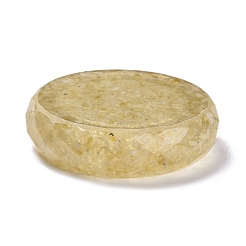 Resin with Natural Citrine Chip Stones Ashtray&nbsp;DJEW-F015-06G
