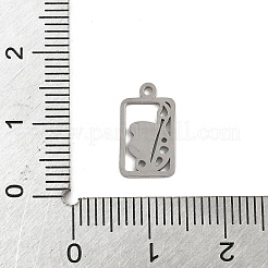 304 Stainless Steel Charms&nbsp;X-STAS-G355-07P