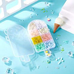 DIY 9 Style Glass & Resin & Polymer Clay Beads Jewelry Making Finding Kit&nbsp;DIY-TAC0027-05