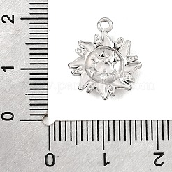 304 Stainless Steel Pendant Rhinestone Settings&nbsp;SA-CBA0563-33P