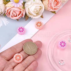 4Pcs 2 Colors Orange Shape Silicone Replacement Orange Thumb Grip Caps&nbsp;AJEW-GF0012-72