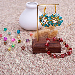 Spray Painted Glass Beads&nbsp;GLAA-TA0001-03