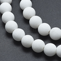 Natural Mashan Jade Beads Strands&nbsp;X-G-K245-01J-8mm