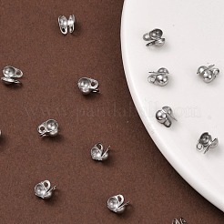 Tarnish Resistant 304 Stainless Steel Bead Tips&nbsp;STAS-R055-12