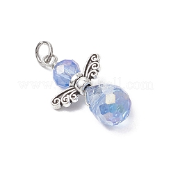 Electroplate Glass Pendants&nbsp;PALLOY-JF03508-02