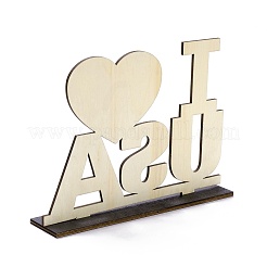 Natural Wood Desktop Ornament&nbsp;DJEW-C007-01
