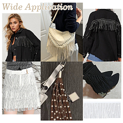 2Yards Velvet Tassel Fringe Trimming&nbsp;SRIB-PH0001-89B