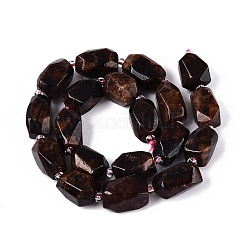 Natural Orange Garnet Beads Strands&nbsp;G-N362-07A-02