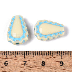 Painted Opaque Acrylic Beads&nbsp;OACR-T029-02O