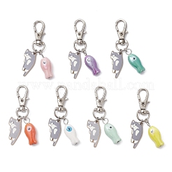Alloy Enamel Pendant Decorations&nbsp;HJEW-JM04182