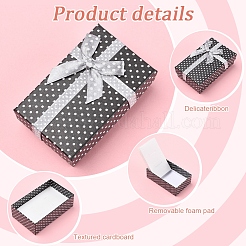 12Pcs 3 Colors Cardboard Paper Jewelry Set Boxes&nbsp;CBOX-FS0001-02
