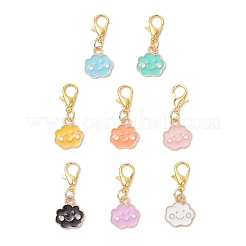 Alloy Enamel Cloud Pendant Decorations&nbsp;HJEW-JM04025