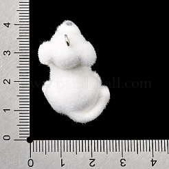 Flocking Opaque Resin Pendants&nbsp;RESI-G128-01M