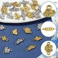 24Pcs 12 Styles 304 Stainless Steel Links&nbsp;STAS-FS0002-29