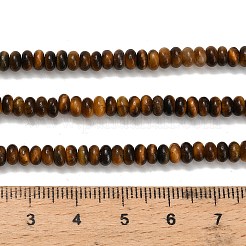 Natural Tiger Eye Beads Strands&nbsp;G-L635-A31-4x2mm-01