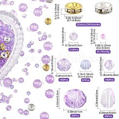 Baking Paint & Transparent Glass Beads&nbsp;DIY-FS0010-57