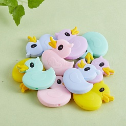 10Pcs 5 Styles Duck Silicone Focal Beads&nbsp;JX653A