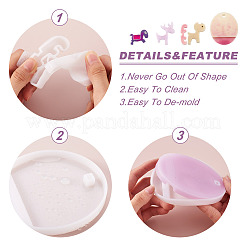 4Pcs 4 Style DIY Mobile Phone Holders Silicone Mold&nbsp;DIY-MP0001-12