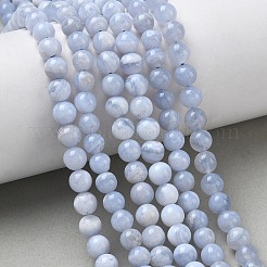 Natural Blue Lace Agate Beads Strands&nbsp;LS-G-F222-30-6mm-01