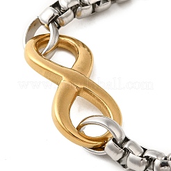 202 Stainless Steel Chain Bracelet&nbsp;STAS-A100-14
