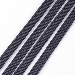 3/8 inch Flat Braided Elastic Rope Cord&nbsp;EC-R030-8mm-02