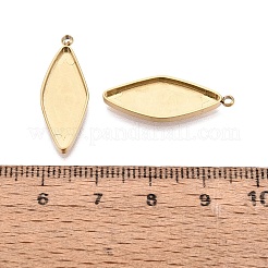 304 Stainless Steel Pendant Cabochon Component&nbsp;STAS-Q113-22A-G