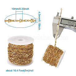 PVD Vacuum Plating 304 Stainless Steel Link Chains&nbsp;CHS-TA0001-17