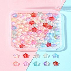 90Pcs 9 Colors Electroplate Glass Beads&nbsp;EGLA-FS0001-49