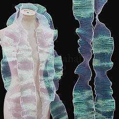 10M Polyester Pleated Lace Ribbon&nbsp;OCOR-GA0002-48B
