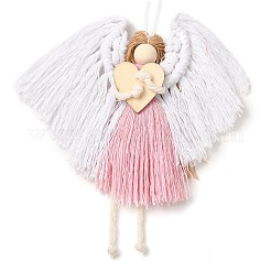 Angel Handmade Woven Macrame Cotton Thread Pendant Decorations&nbsp;HJEW-JM02454