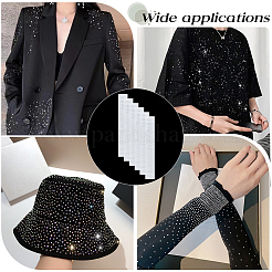 6Pcs Glitter Hotfix Resin Rhinestone&nbsp;DIY-CY0002-66A